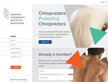 Tablet Screenshot of ccpaonline.ca